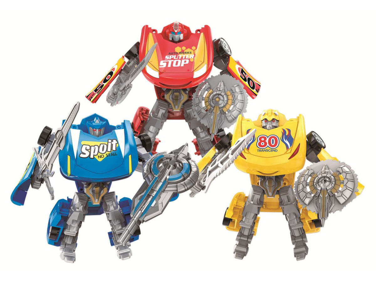 Mega team robot 3 assortimenti