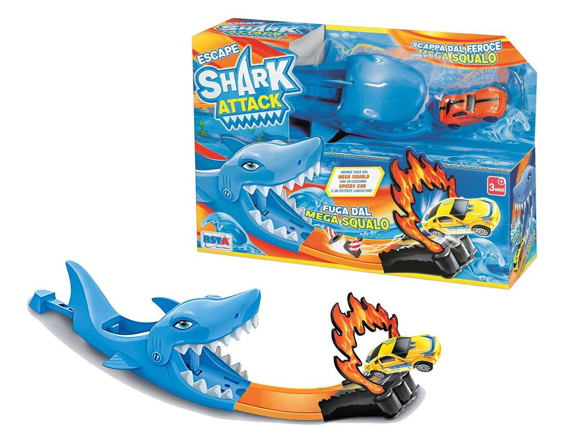 Shark attack lancia auto