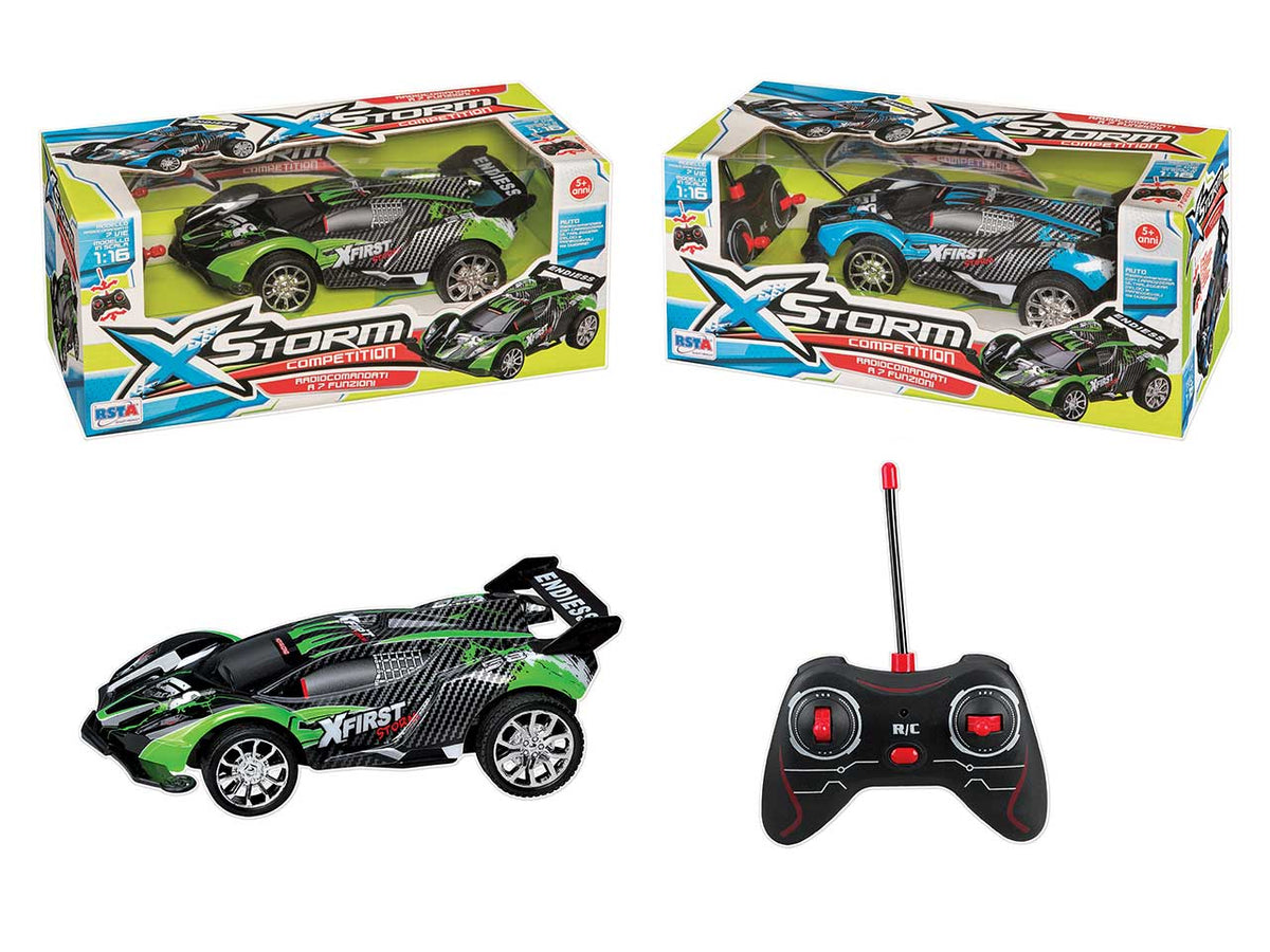 Auto radiocomadata scala 1:16 x storm competition