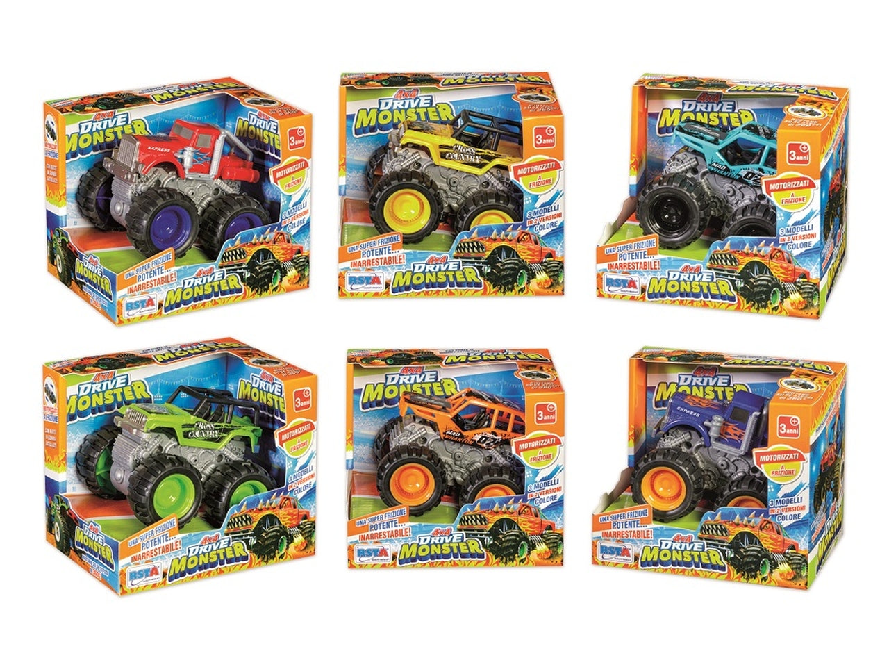 Auto big foot 4x4 drive monster frizione