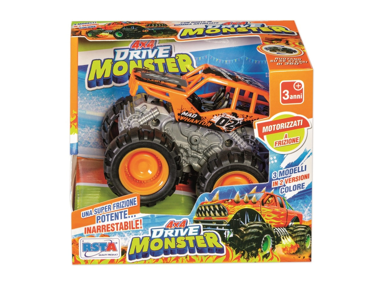 Auto big foot 4x4 drive monster frizione