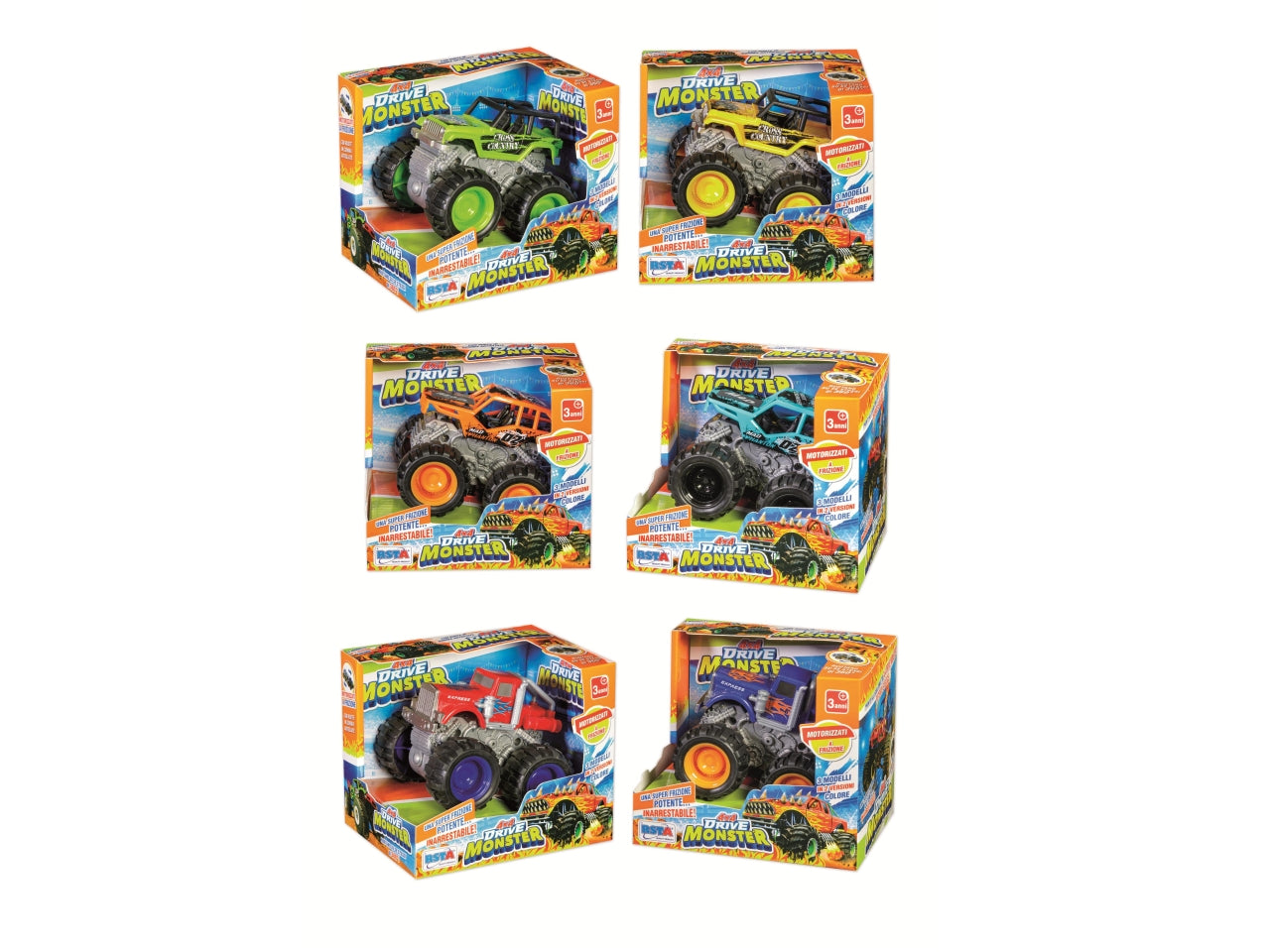 Auto big foot 4x4 drive monster frizione