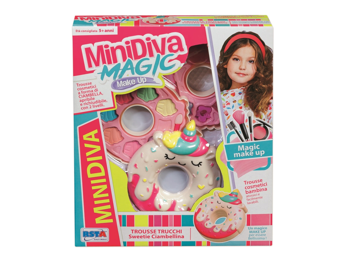 Set minidiva cosmetici sweetie ciambellina 2 livelli