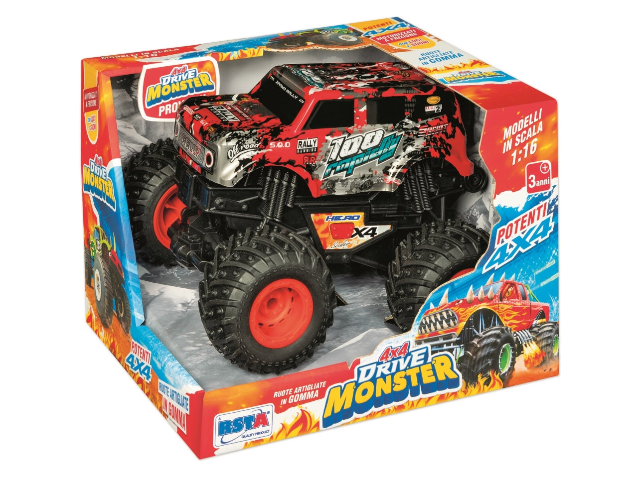 Auto 4x4 drive monster frizione