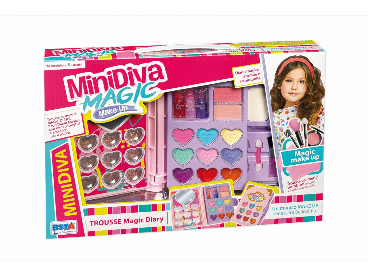 Set minidiva cosmetici trousse magic diary