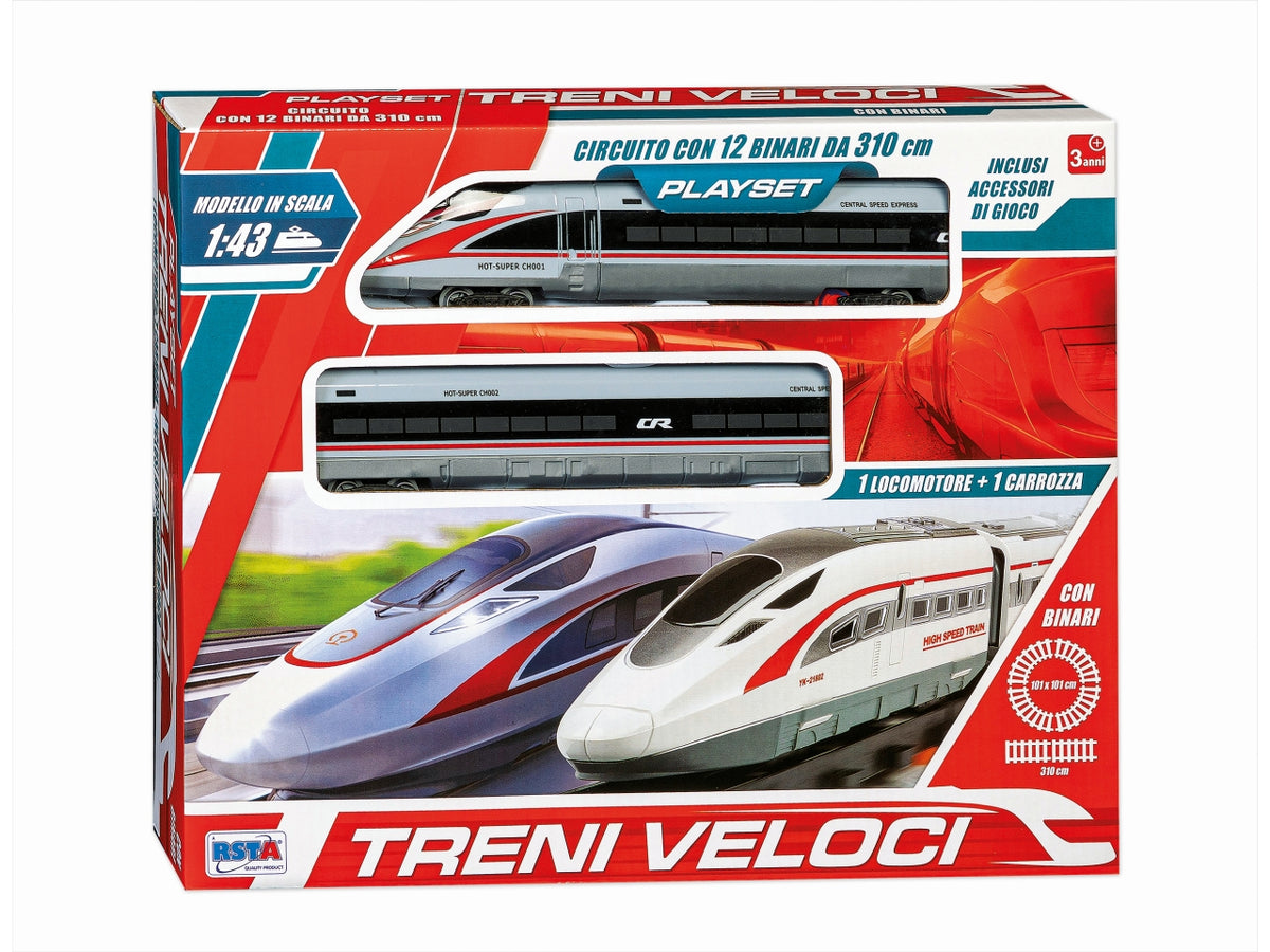 Treni veloci a batteria circuito 310cm