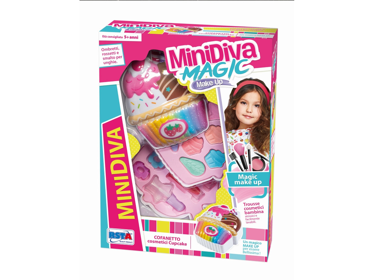 Minidiva cosmetici mini cake trousse 2 livelli