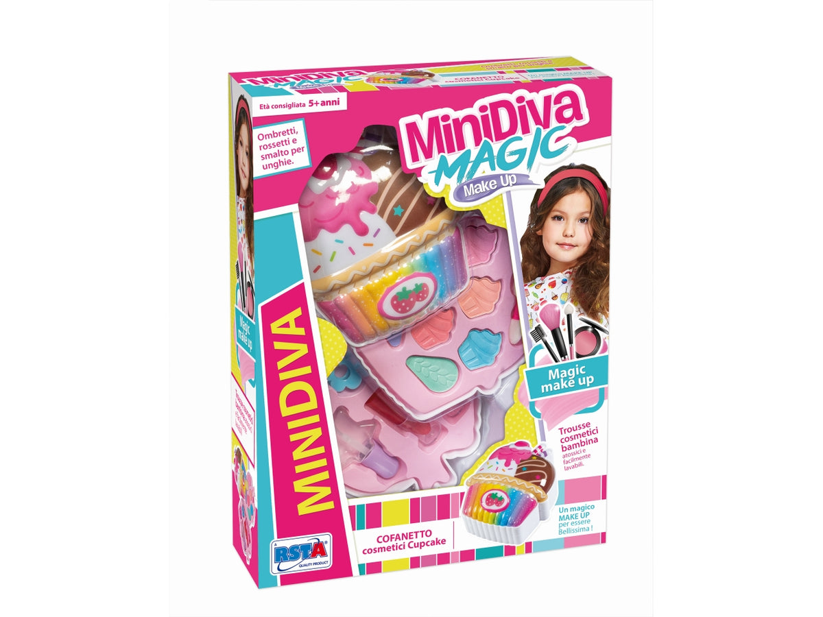 Minidiva cosmetici mini cake trousse 2 livelli