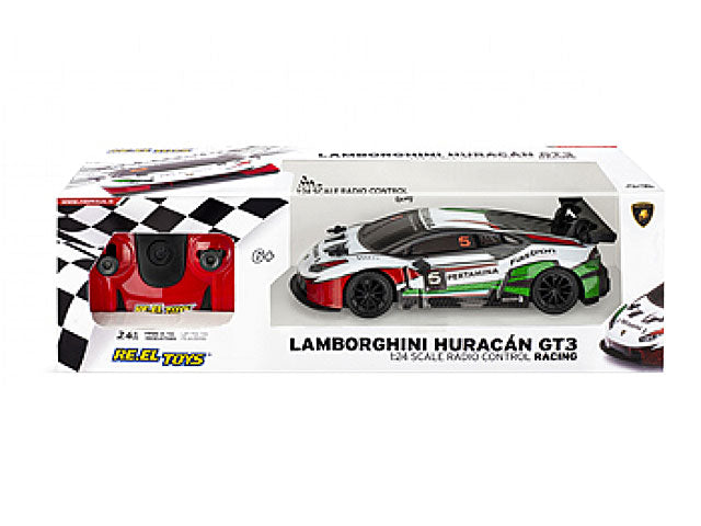 Auto radio comando 1:24 lamborghini huracan italia 2.4 ghz