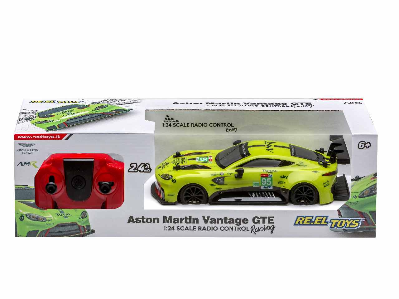 Auto gte aston martin vantage in scala 1:24 2.4 ghz