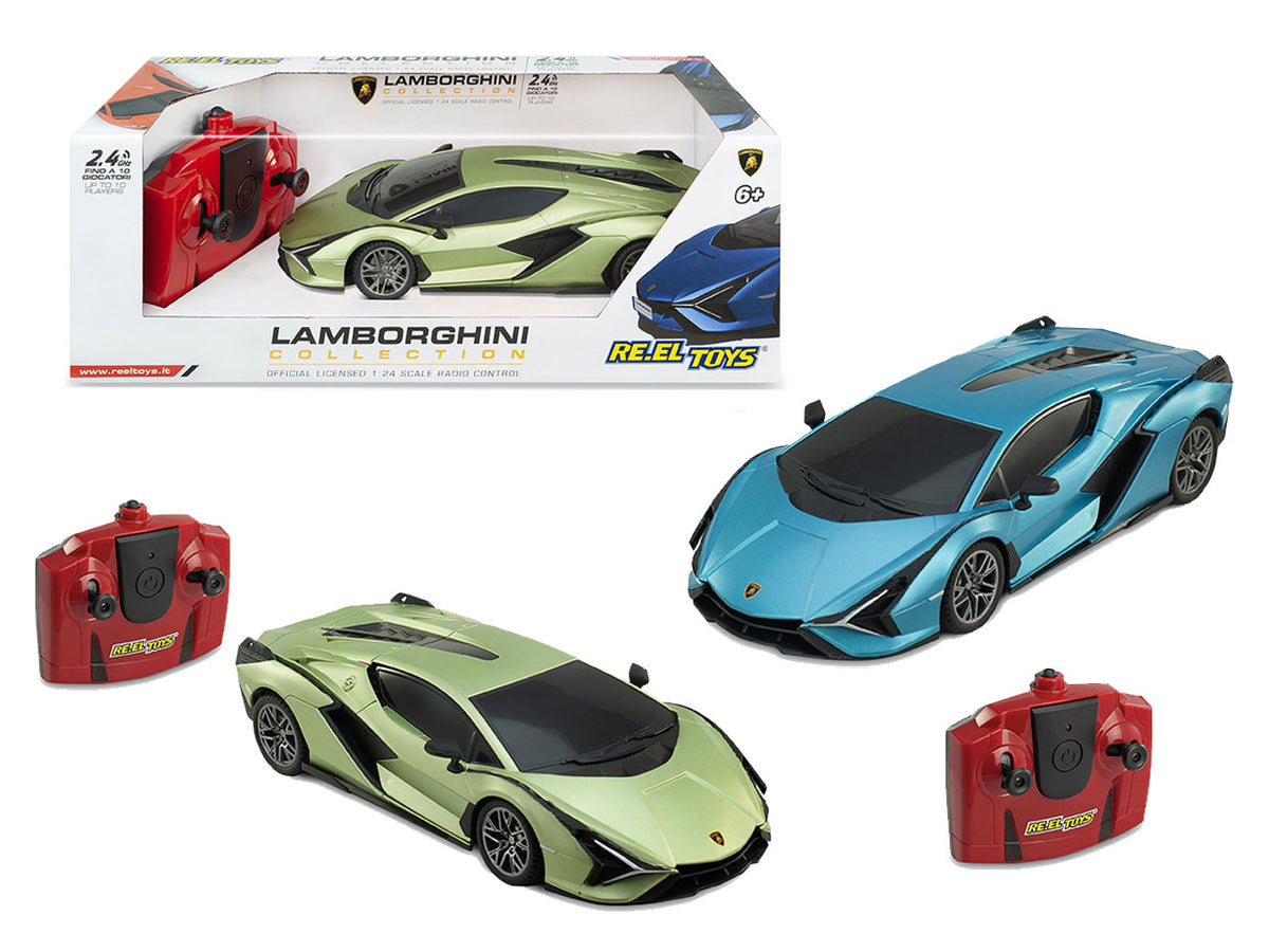 Auto Lamborghini Sian roadster in scala 1:24 radiocomando 2.4 ghz