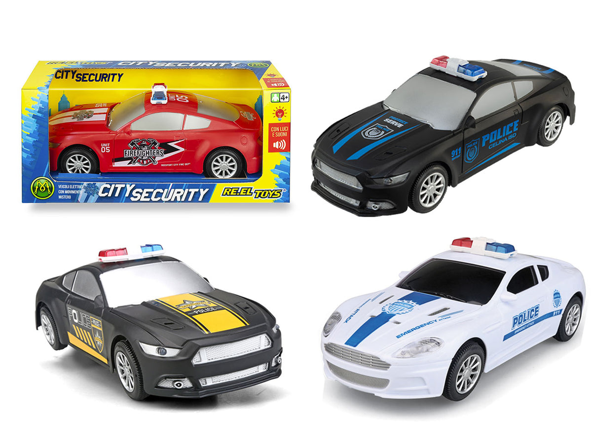 City security auto in scala 1:24 con movimento mistery disponibile in modelli assortiti $