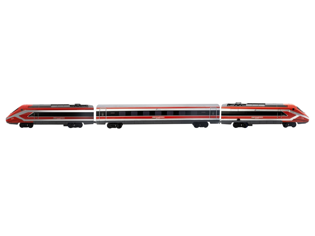 Treno Frecciarossa ETR 500E Rosso e Nero Plastica Scala 1:43 EtÃ  3+ | Re.El.Toys