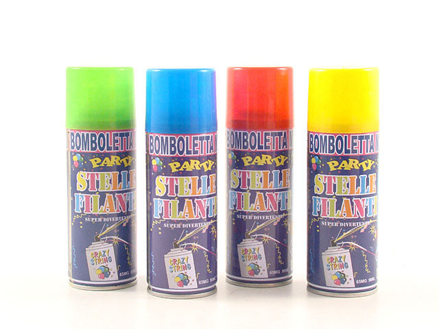 Bomboletta di stelle filanti da 90ml