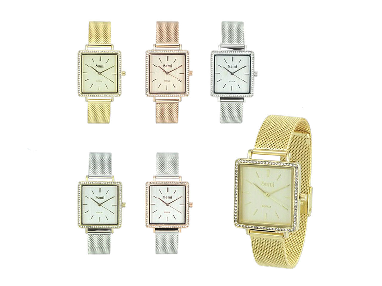 Orologio sami donna c/strass rsm-81576 $