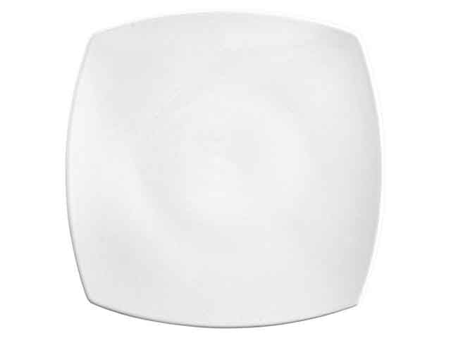 Tokio piatto fondo quadrato 21cm bianco