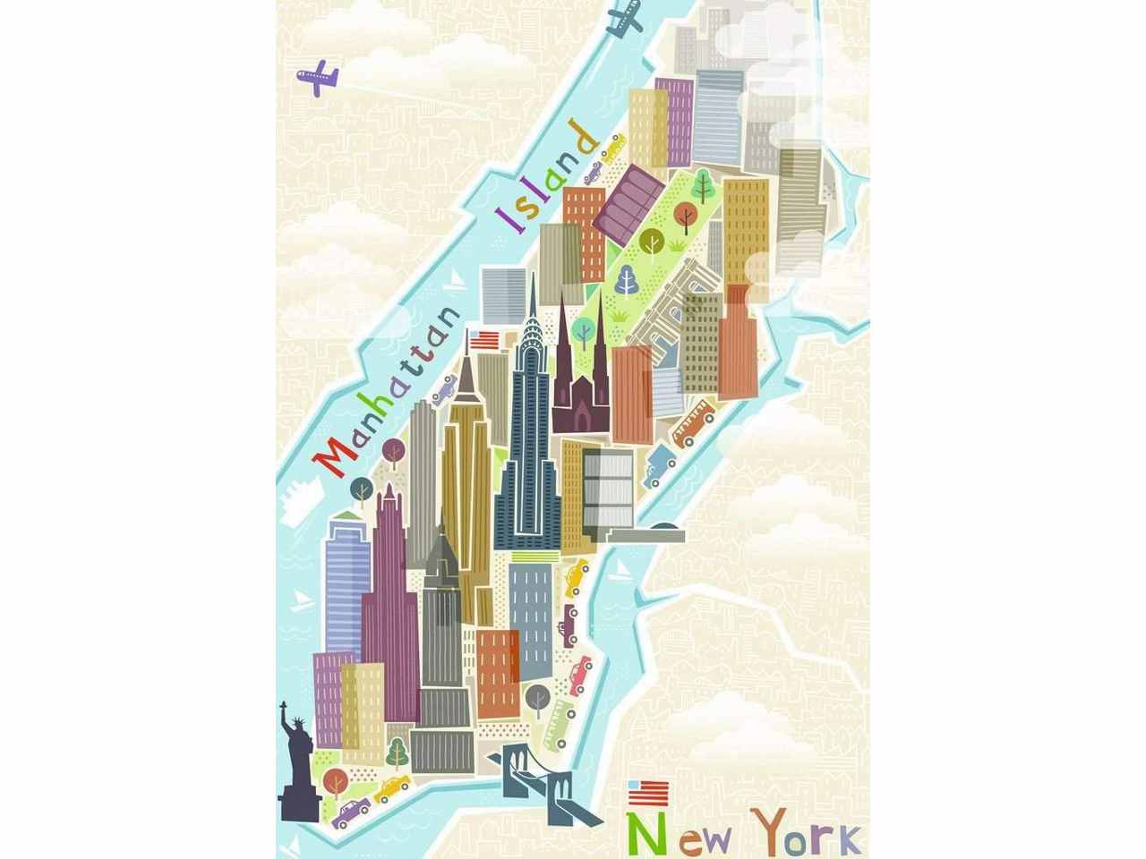 Minipuzzle 99 pezzi new york 16537