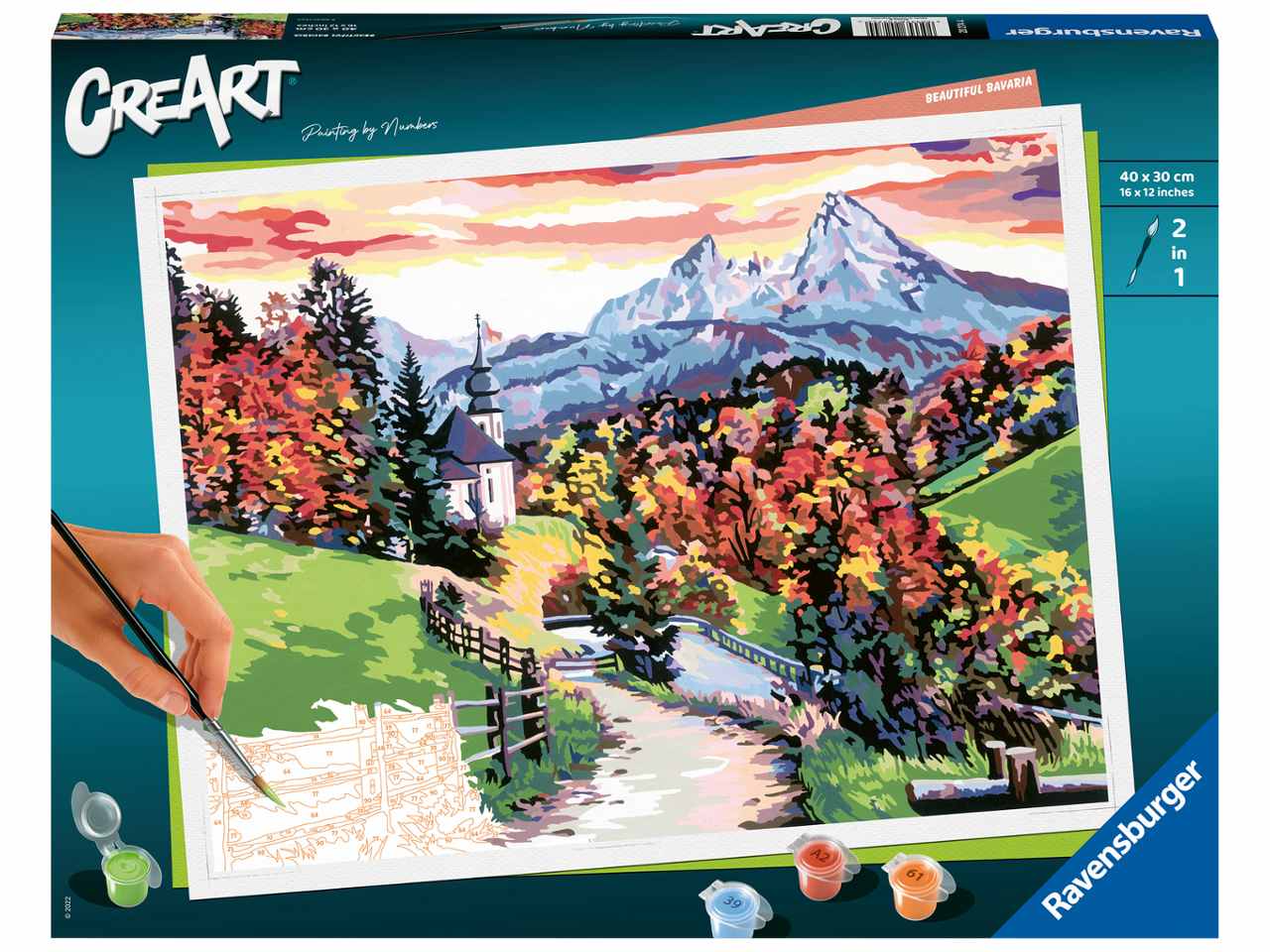 Creart serie premium b paesaggio prealpino