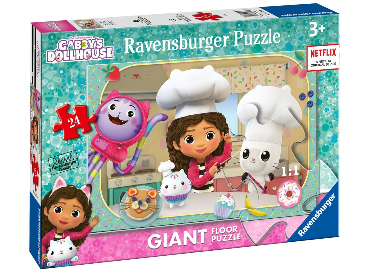 Puzzle gabby's dollhouse pavimento 24 pezzi