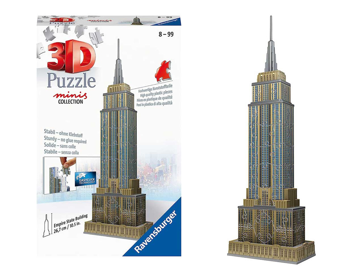 Mini puzzle 3d empire state building