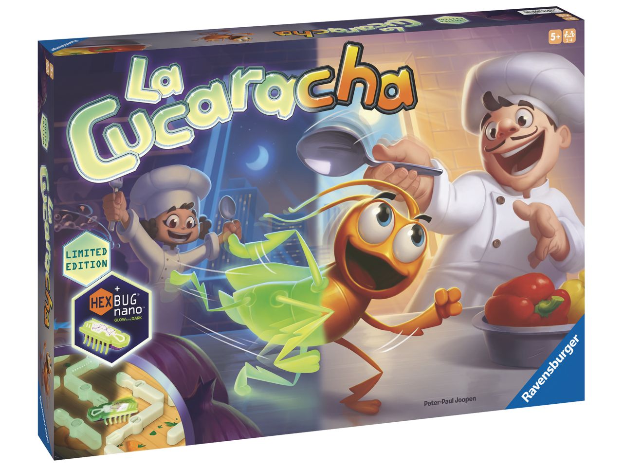 Gioco la cucharacha glow in the dark edizione limitata per il 10Â° anniversario