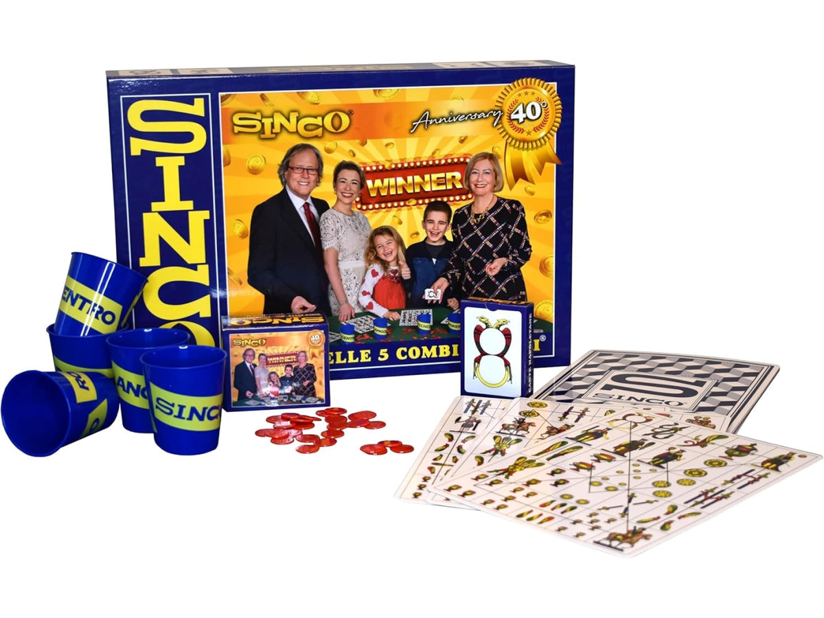 Ravensburger Sinco - Gioco Da Tavolo, Edizione Speciale 40Â° Anniversario, Tombola Napoletana, Gioco in scatola per tutta la famiglia, Idee Regalo Natale, Da 4 a 10 Giocatori, 14+ Anni $