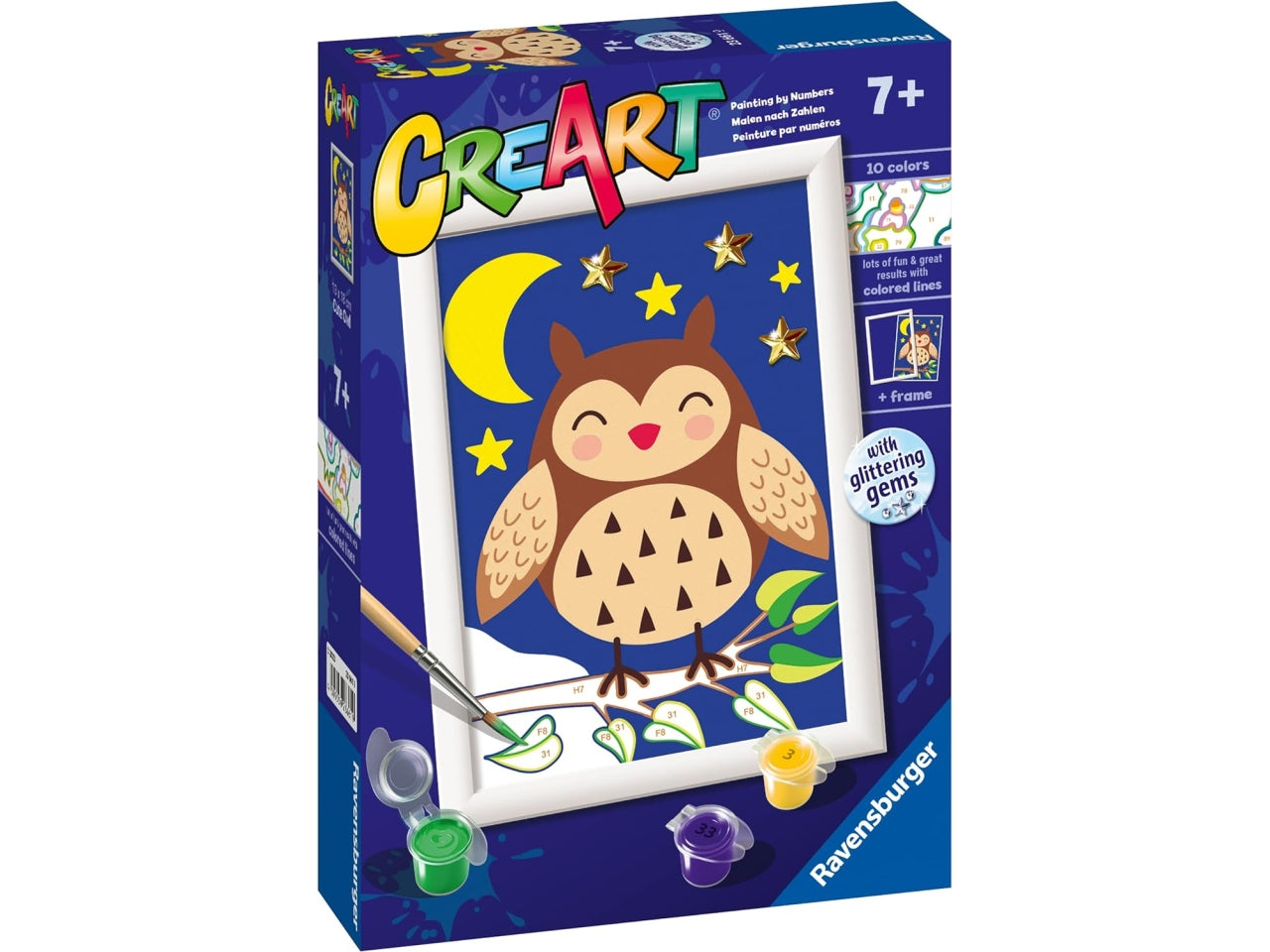 Ravensburger creart serie e classic gufetto
