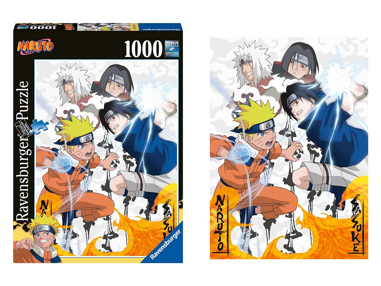 Puzzle naruto vs sasuke da 1000 pezzi