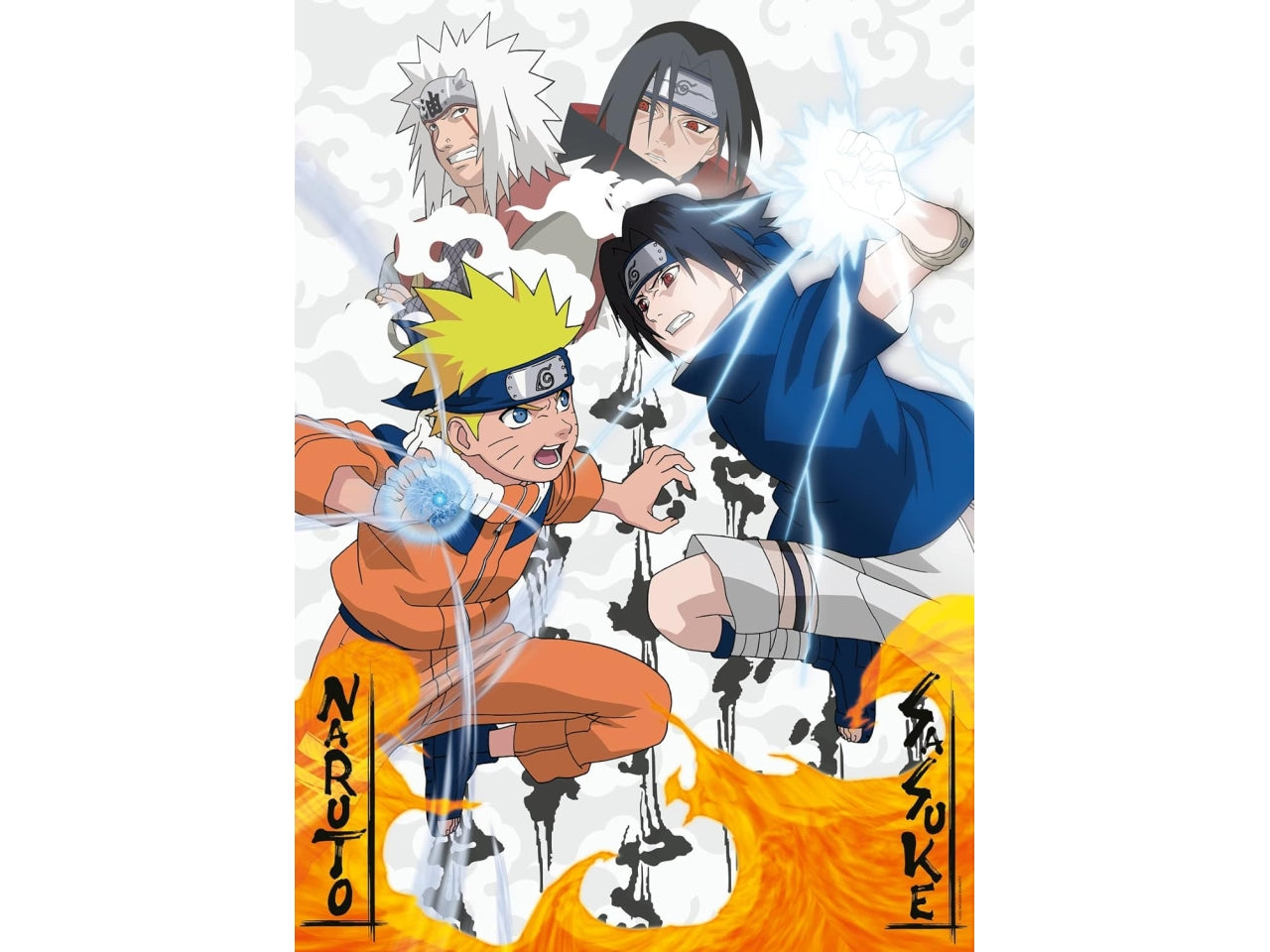 Puzzle naruto vs sasuke da 1000 pezzi