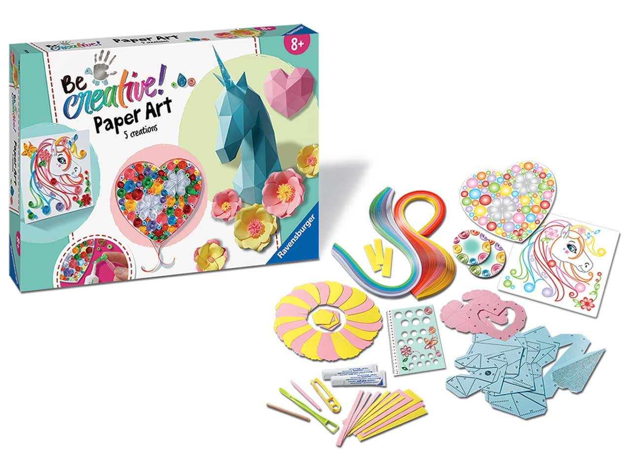 Be creative maxi: paper art unicorn $