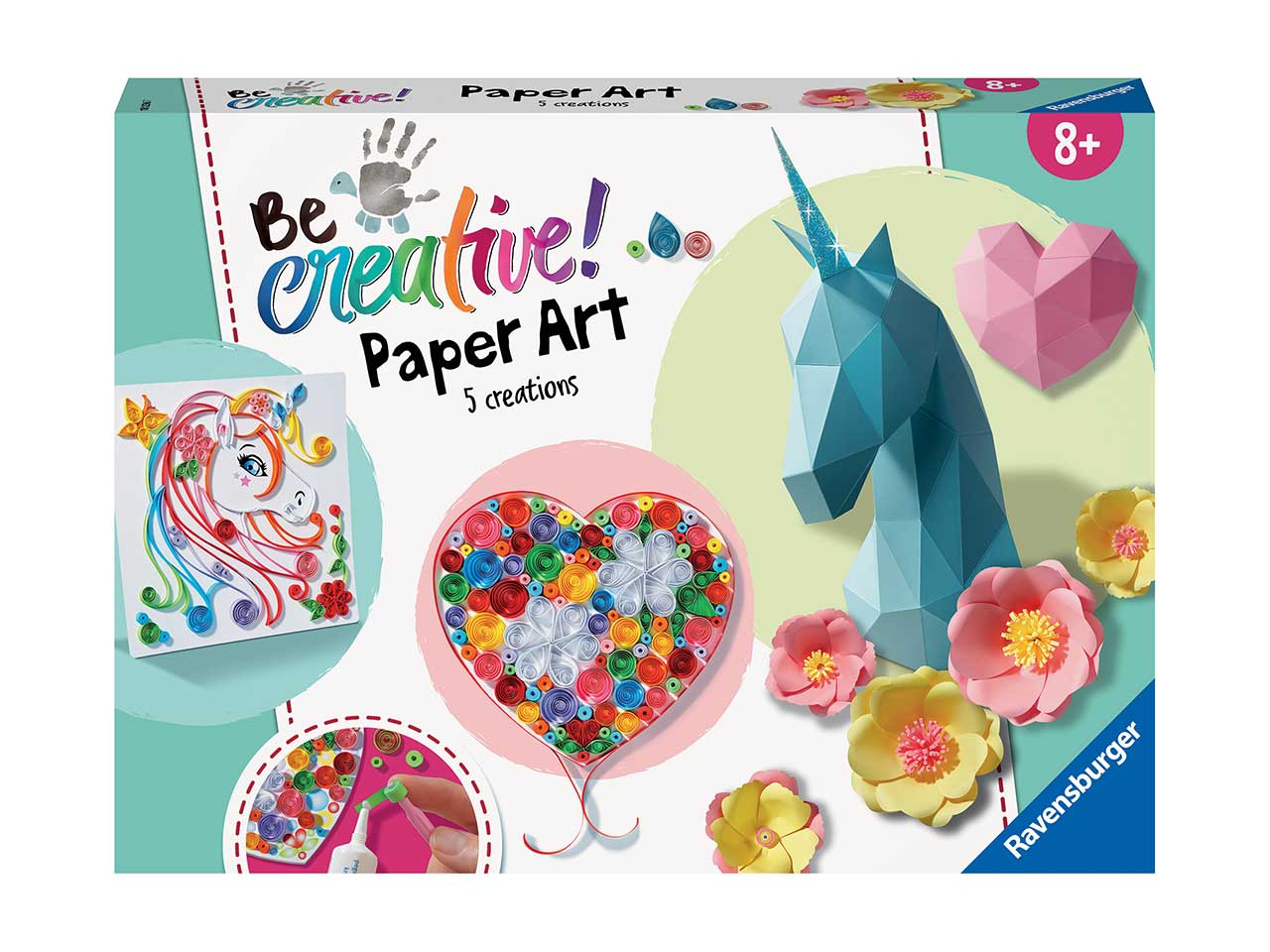 Be creative maxi: paper art unicorn $