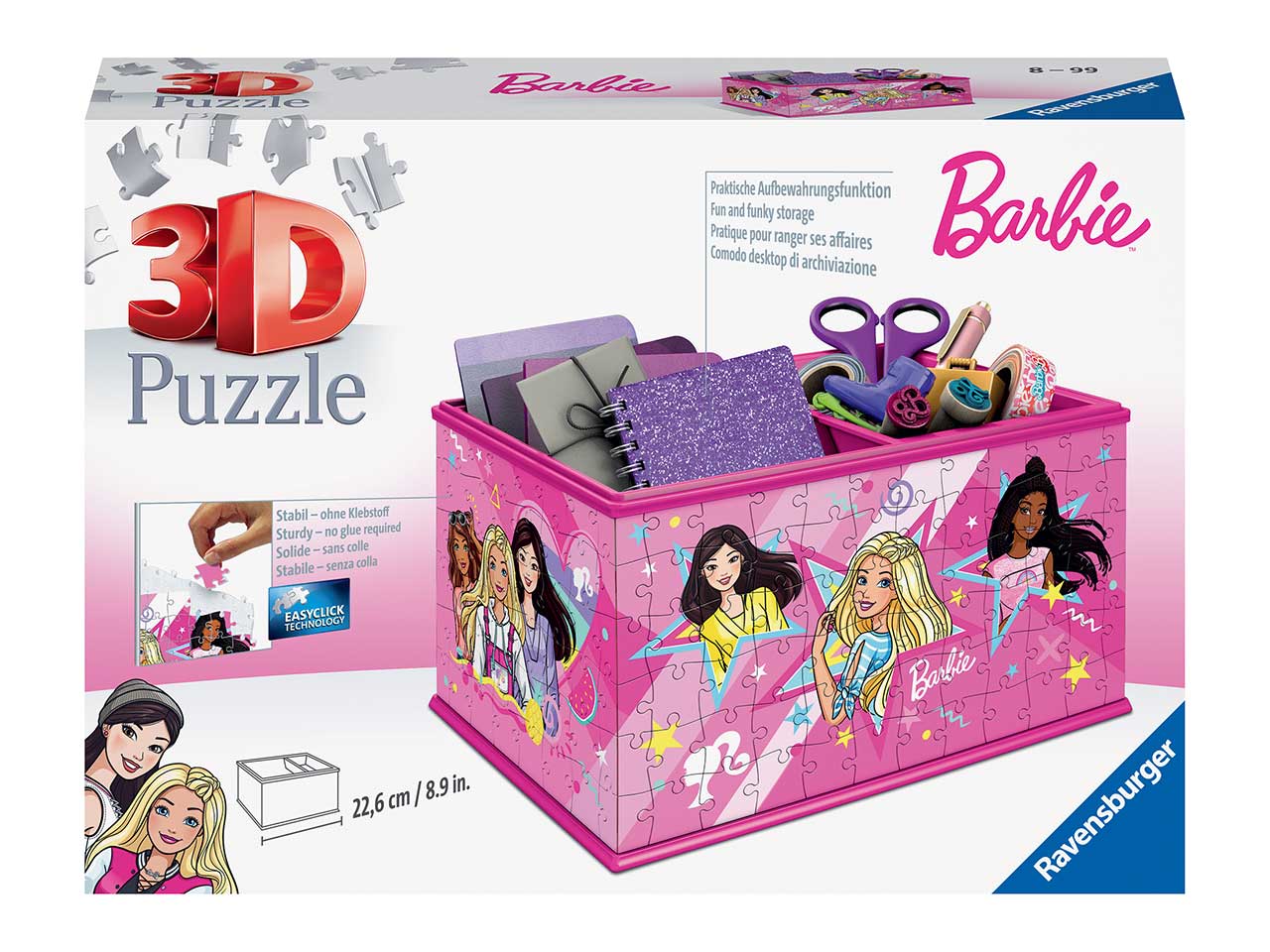 Puzzle 3d di barbie