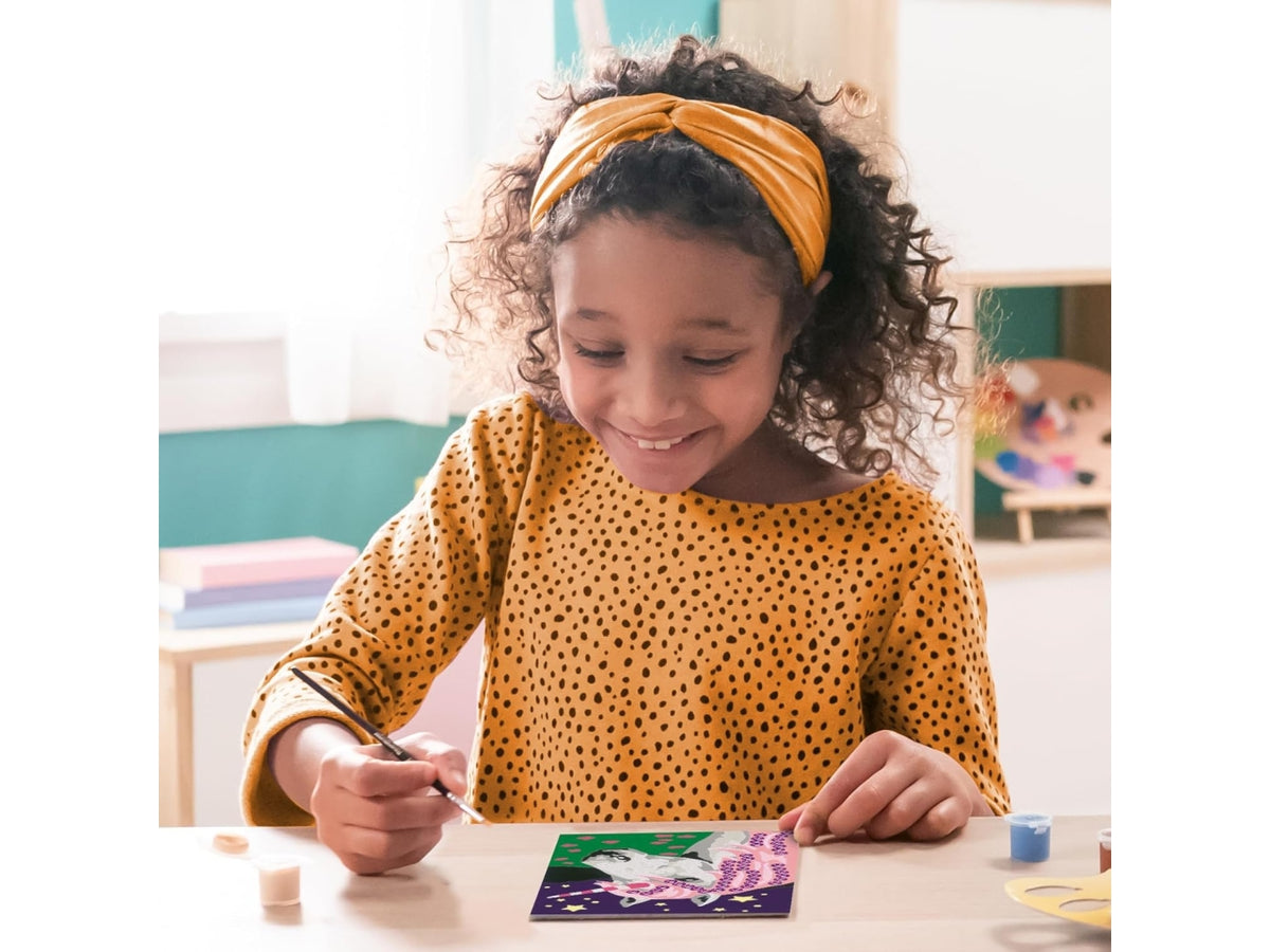 CreArt Serie Classic: Unicorno con Brillanti - Set da Dipingere con 10 Colori e Cornice - Ravensburger