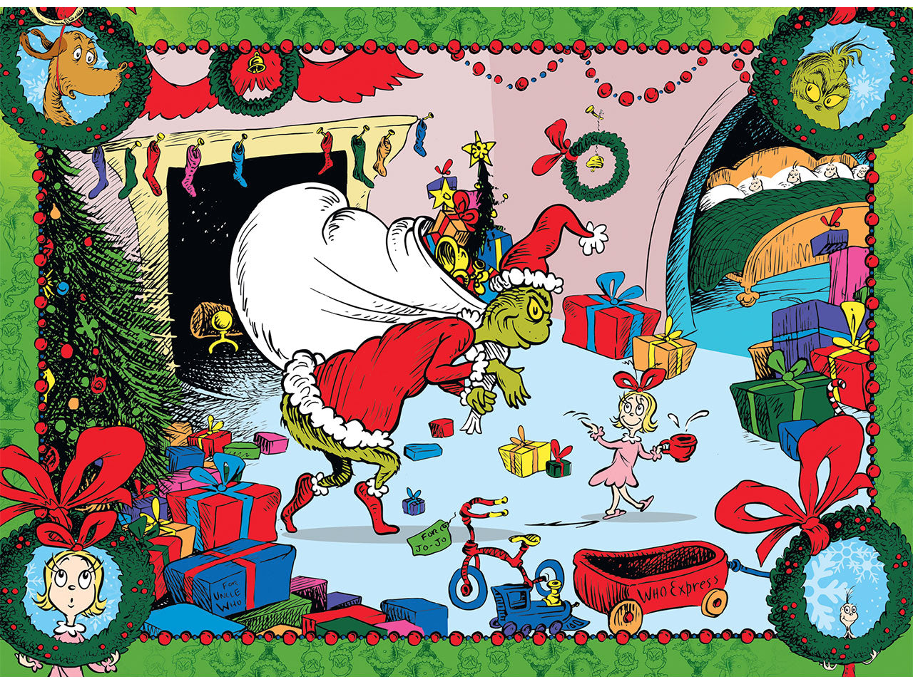 Puzzle Il Grinch 100 Pezzi XXL - Set con Pezzi Grandi - Ravensburger