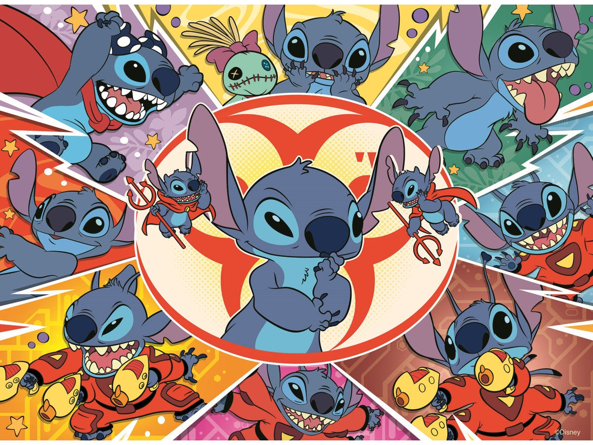 Puzzle XXL Disney Stitch, Idea Regalo per Bambini 6+ Anni, Gioco Educativo e Stimolante, 100 pezzi - Ravensburger