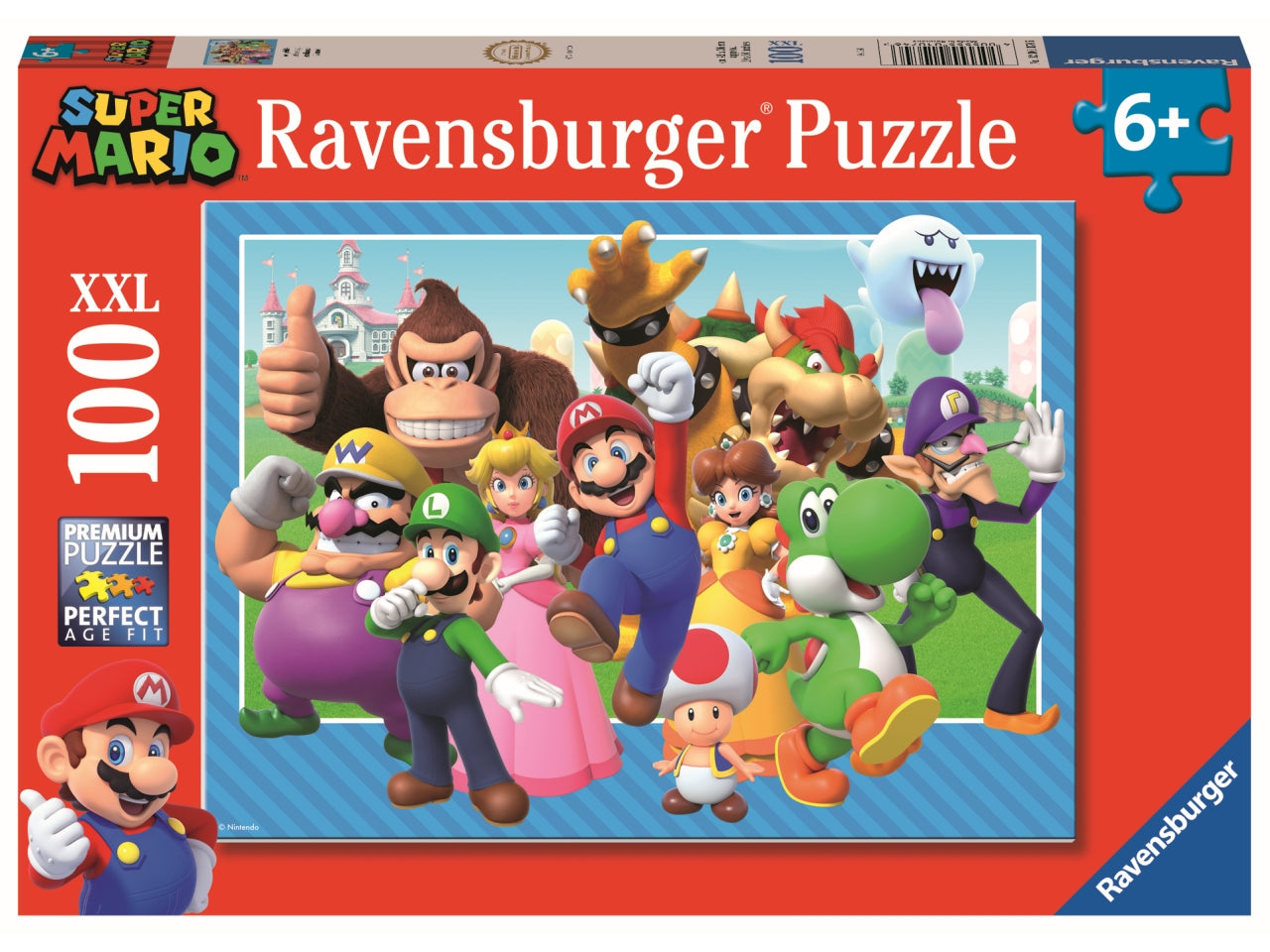 Puzzle XXL Super Mario, Idea Regalo per Bambini 6+ Anni, Gioco Educativo e Stimolante, 100 pezzi - Ravensburger