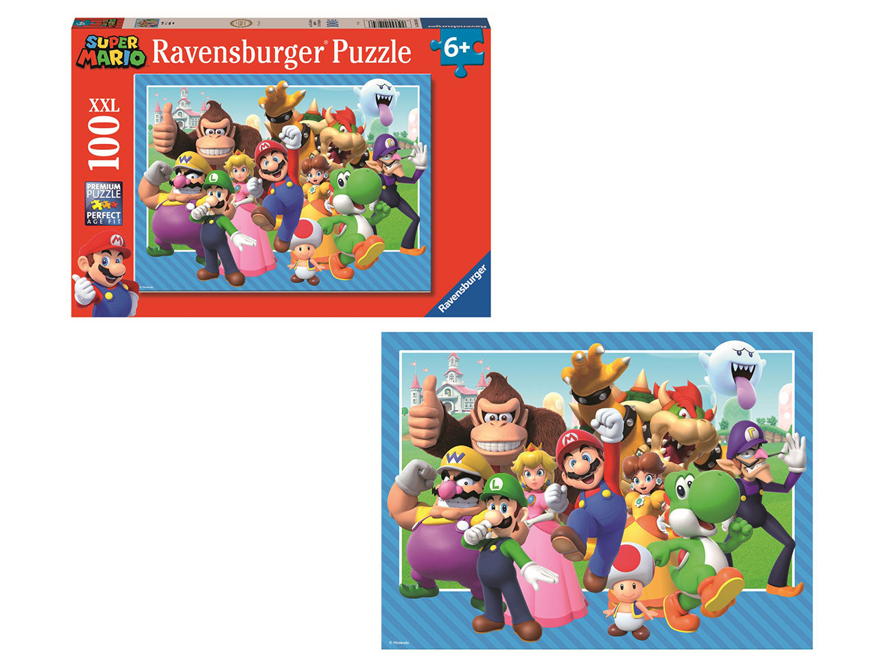 Puzzle XXL Super Mario, Idea Regalo per Bambini 6+ Anni, Gioco Educativo e Stimolante, 100 pezzi - Ravensburger