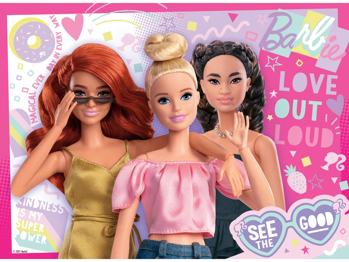 Puzzle XXL Barbie, Idea Regalo per Bambini 6+ Anni, Gioco Educativo e Stimolante, 100 pezzi - Ravensburger