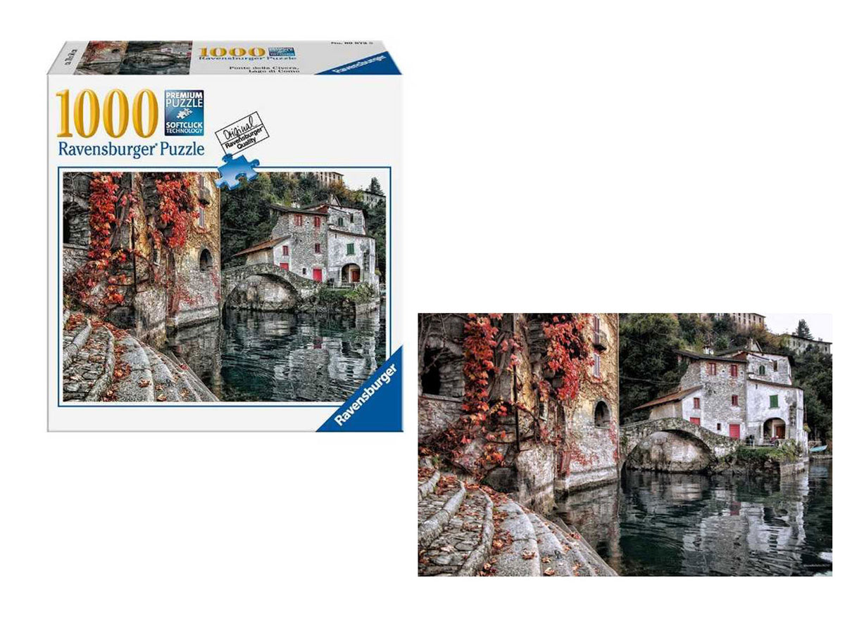 Puzzle 1000 Pezzi, Lago di Como - Ravensburger