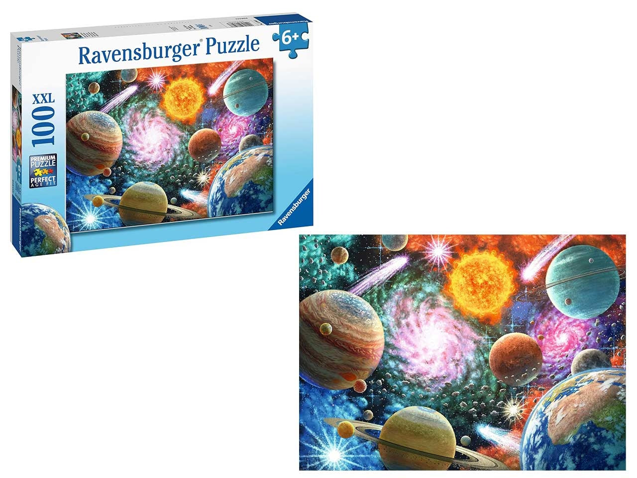 Puzzle Stelle e pianeti, 100 Pezzi XXL, EtÃ  Raccomandata 6+ Anni - Ravensburger