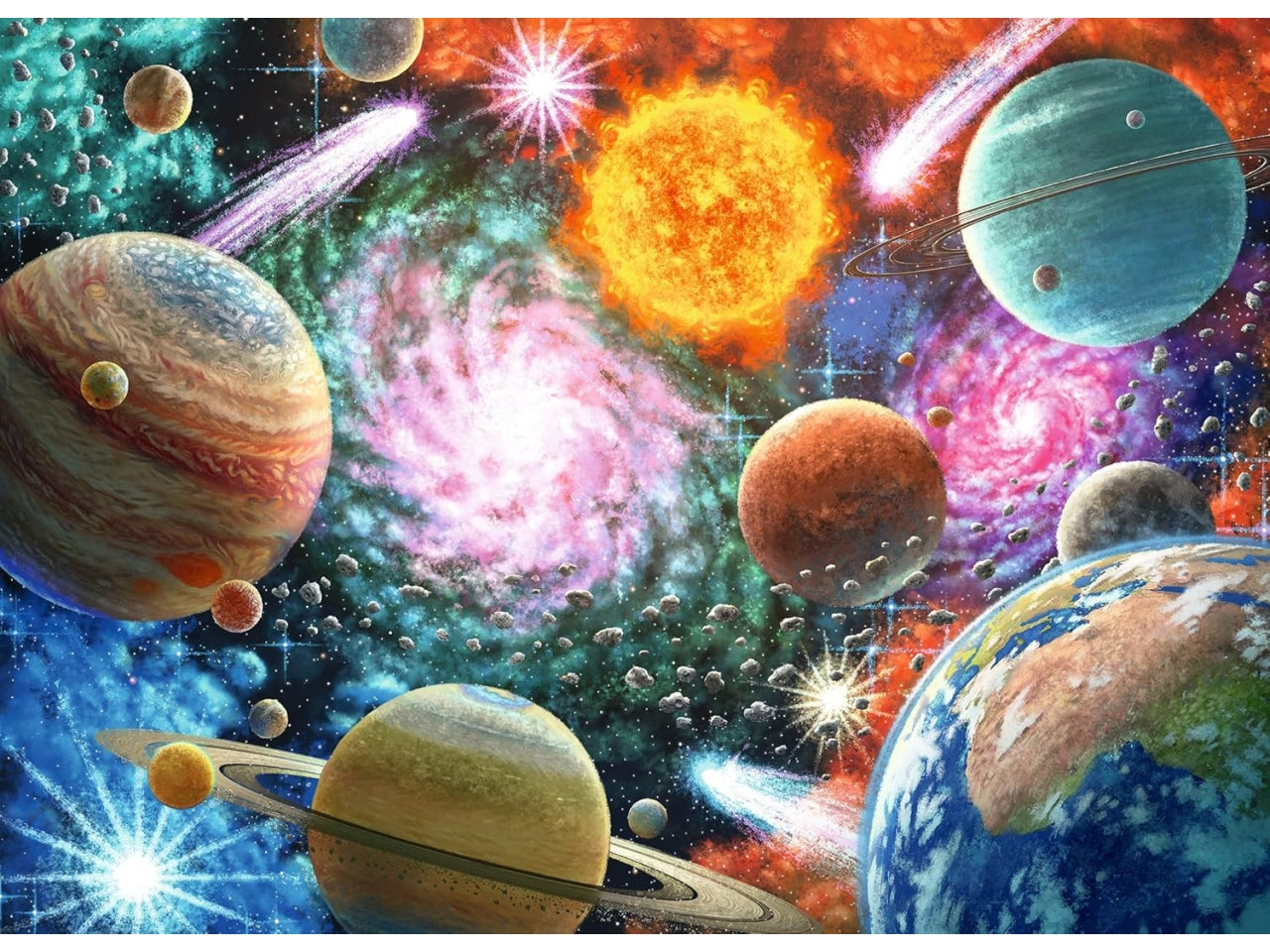 Puzzle Stelle e pianeti, 100 Pezzi XXL, EtÃ  Raccomandata 6+ Anni - Ravensburger