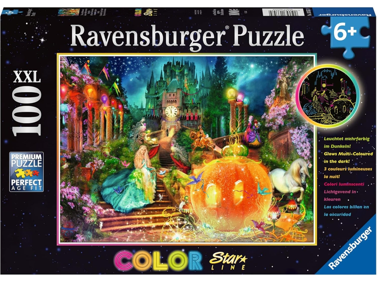 Puzzle Cenerentola, 100 Pezzi XXL, EtÃ  Raccomandata 6+ Anni - Ravensburger