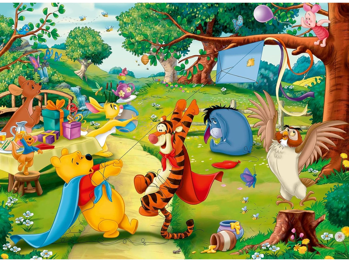 Puzzle Winnie the Pooh, 100 Pezzi XXL per Bambini, EtÃ  Consigliata 6+, Multicolore, 49 x 36 x 0,2 cm - Ravensburger