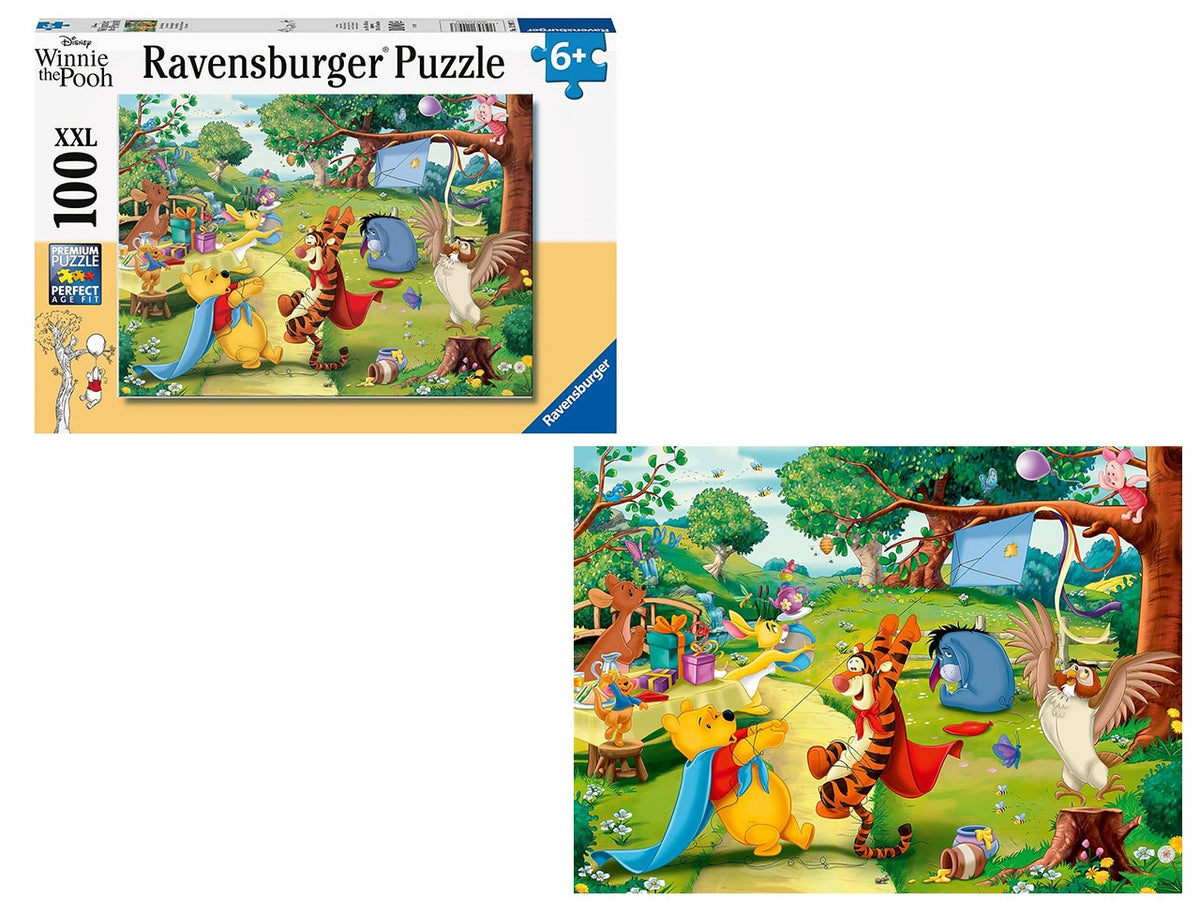 Puzzle Winnie the Pooh, 100 Pezzi XXL per Bambini, EtÃ  Consigliata 6+, Multicolore, 49 x 36 x 0,2 cm - Ravensburger