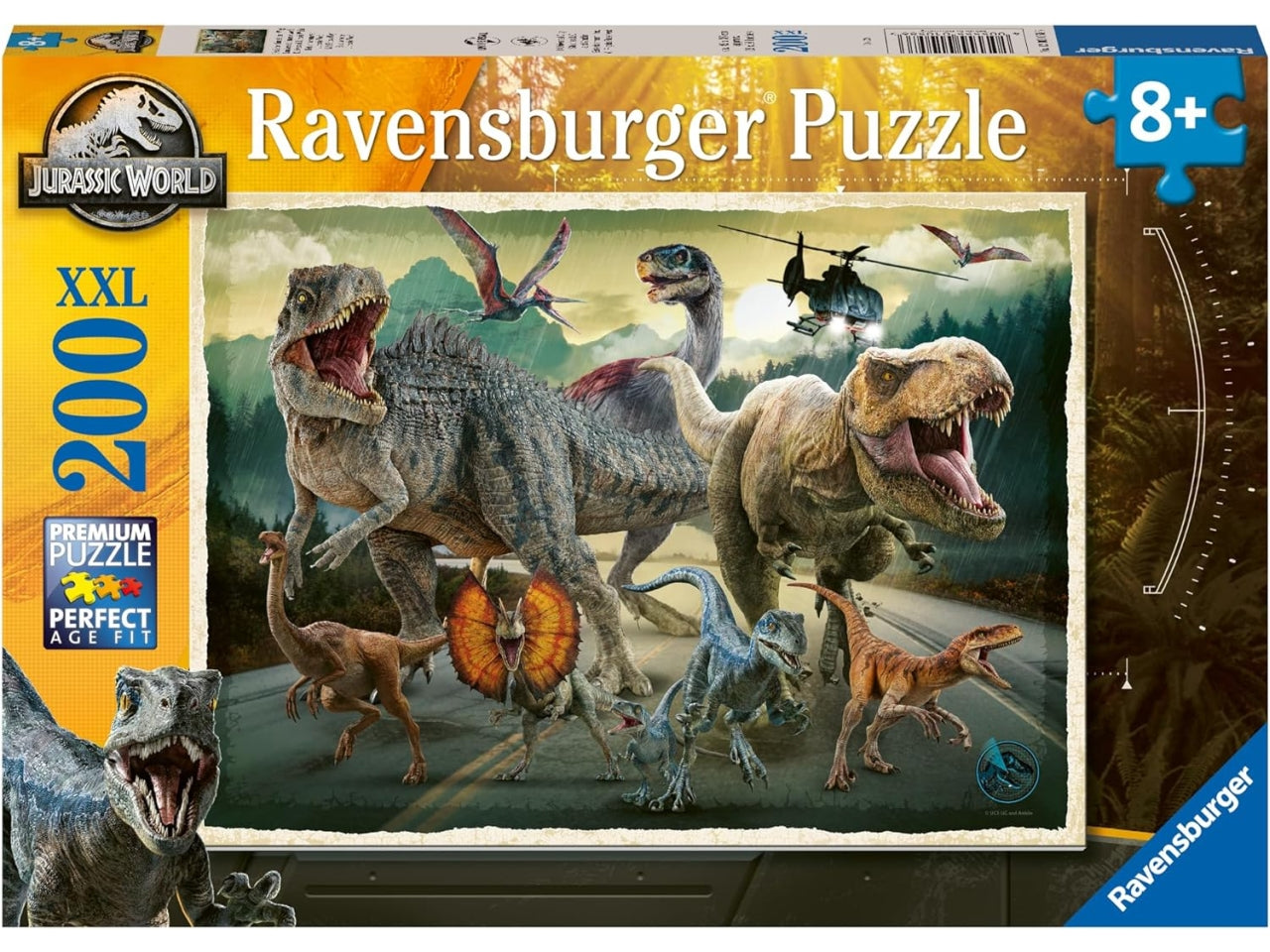 Puzzle 200 pezzi XXL Jurassic World, Idea Regalo per Bambini 8+ Anni, Gioco Educativo - Ravensburger