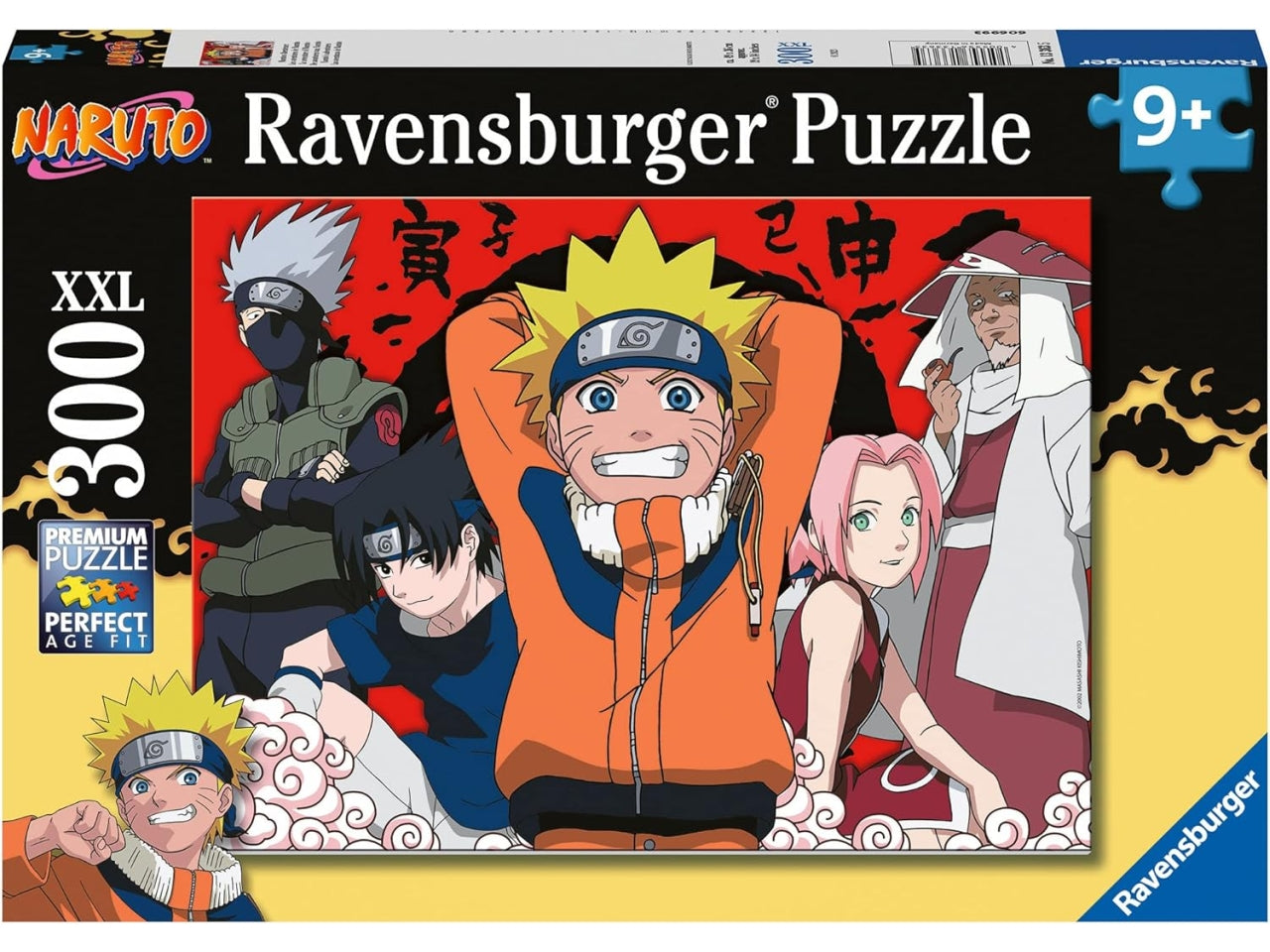 Puzzle 300 Pezzi XXL Naruto, Idea Regalo per Bambini 9+ Anni, Gioco Educativo - Ravensburger