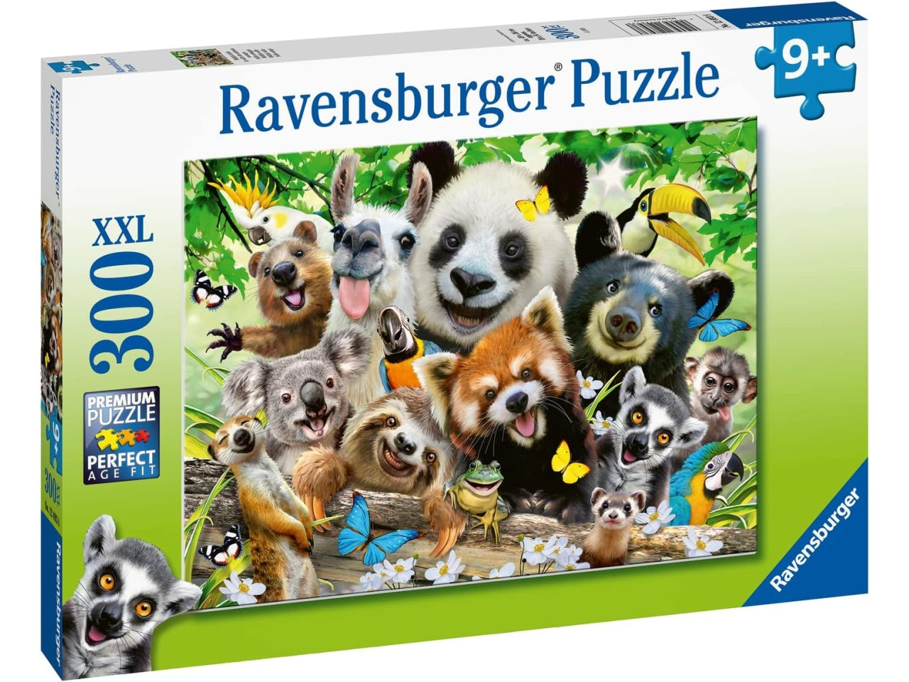 Puzzle 300 Pezzi XXL Selfie Selvaggio, Idea Regalo per Bambini 9+ Anni, Gioco Educativo - Ravensburger
