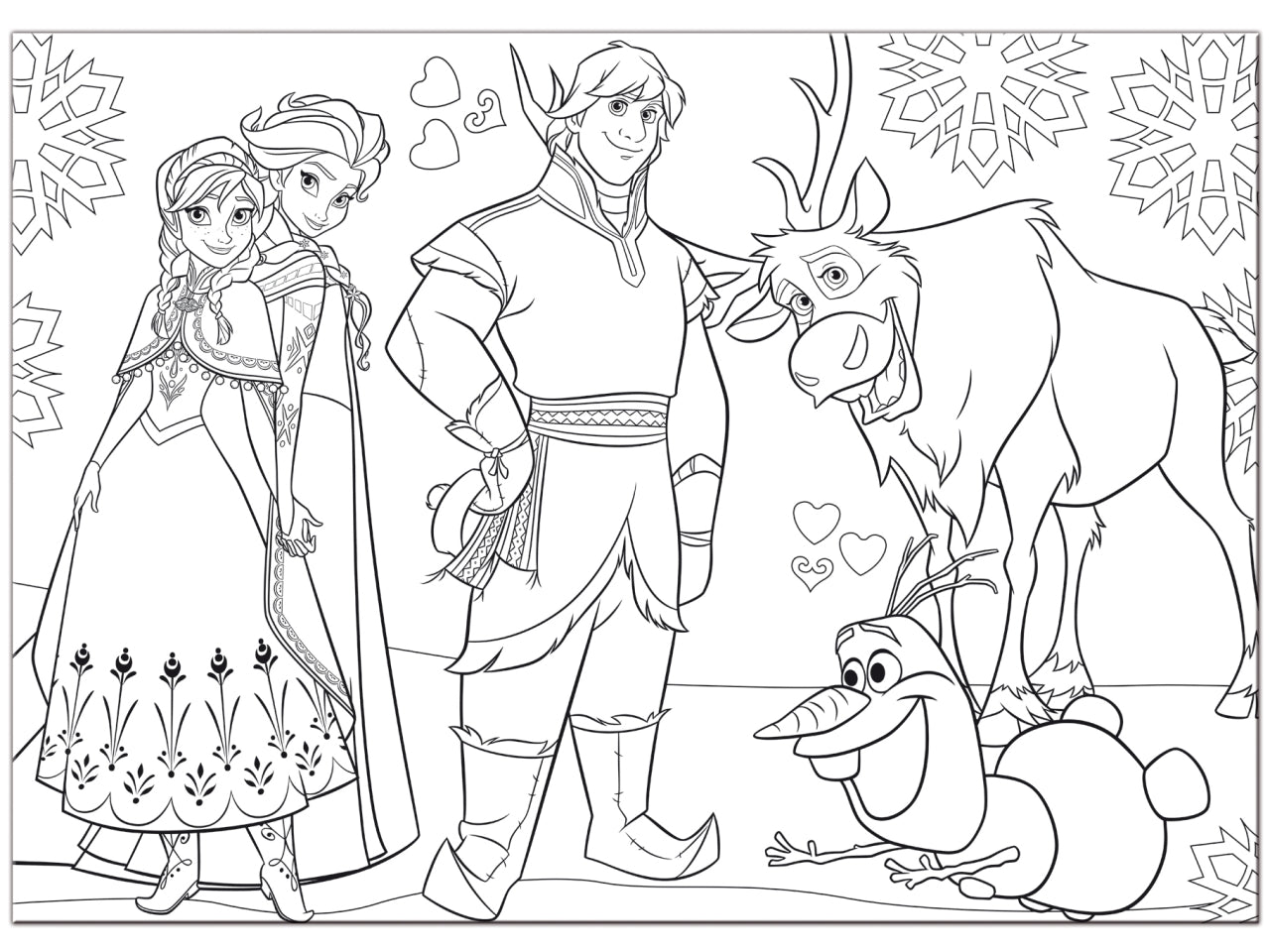 Disney puzzle df maxi floor 108 frozen on the walk