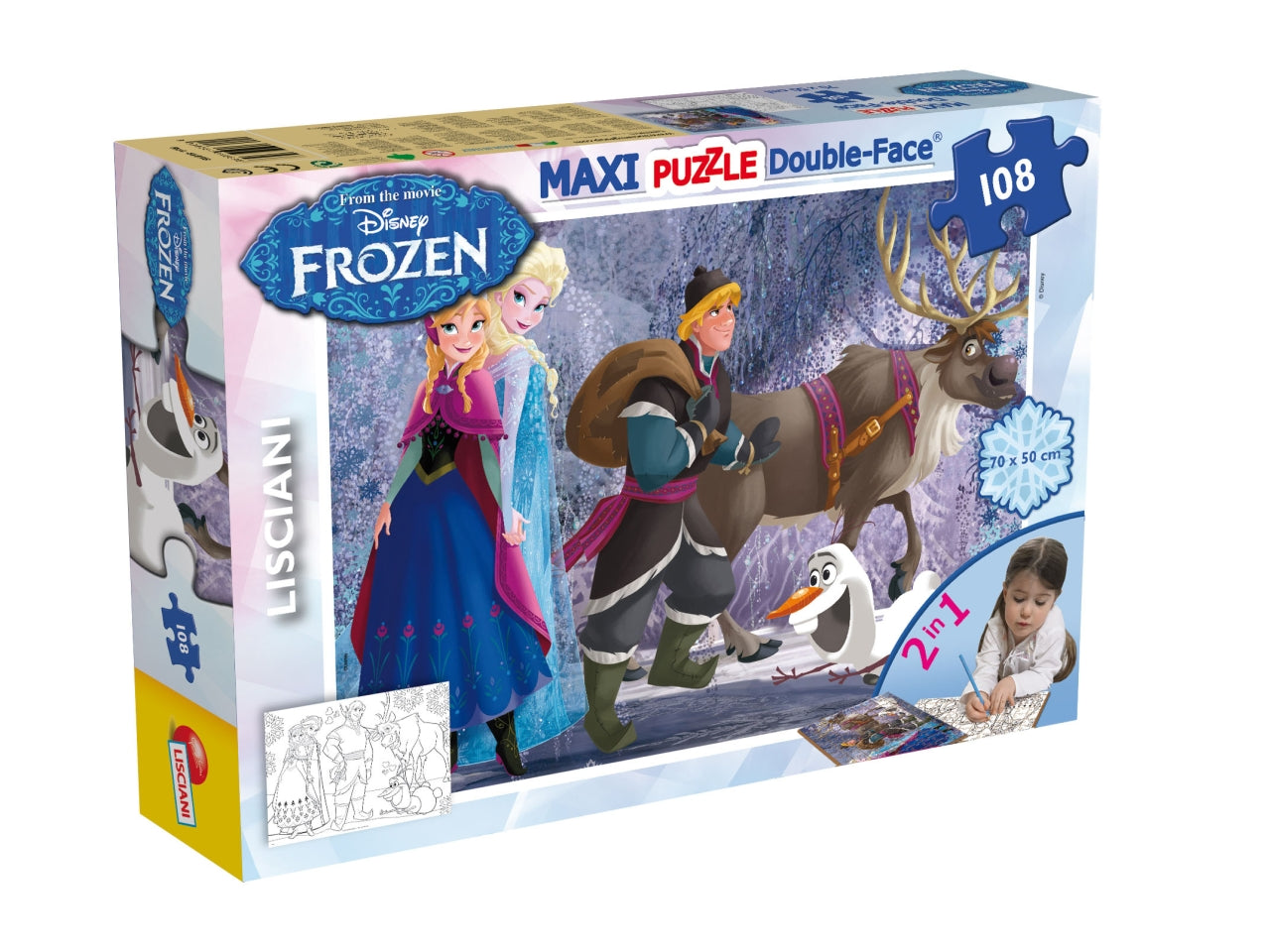 Disney puzzle df maxi floor 108 frozen on the walk