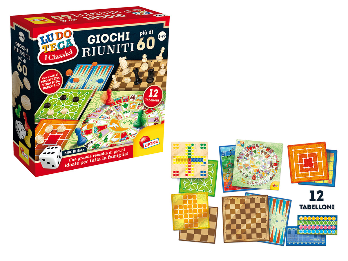 Ludoteca giochi riuniti piÃ¹ di 60